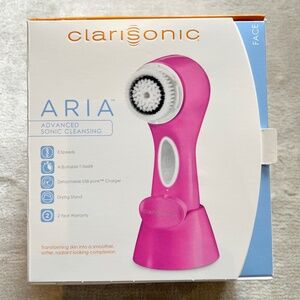 BNIB Clarisonic Aria Advanced Sonic Cleansing System - Pink Made in USA
